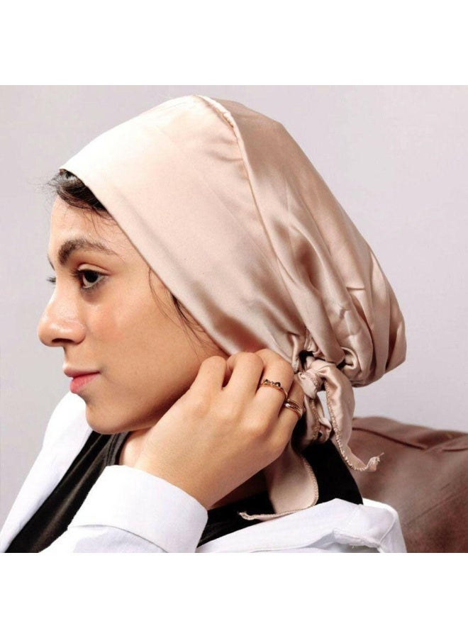 HERS 100% Satin Hairband – Protective Hair Accessory for Natural Hairstyles and Curls, Reduces Friction and Hair Damage, Ideal for Sleeping or Wearing Under Hijab - Image 1